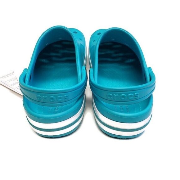CROCS Kids Size C6 Bayaband Clog Kids Lightweight Slip On Clogs Shoes Aqua Blue - Picture 6 of 8